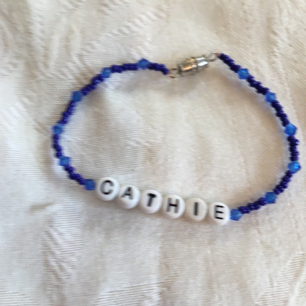 CATHIE 7” personalized name bracelet-NEW
